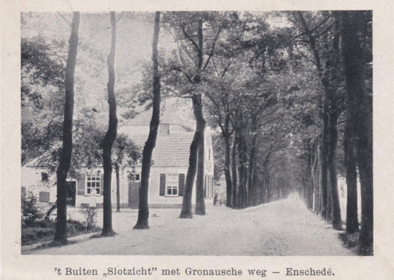 Gronausestraat 279 vroeger Gronauseweg 279 Slotzicht voor 1900.jpg