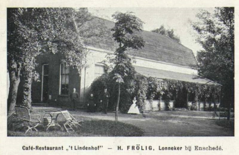 Gronausestraat 341 cafe Lindenhof H. Frölig 1911.jpg