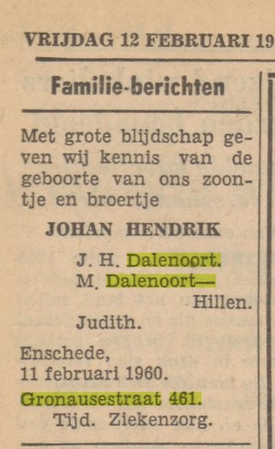 Gronausestraat 461 J.H.Dalenoort advertentie Tubantia 12-2-1960.jpg