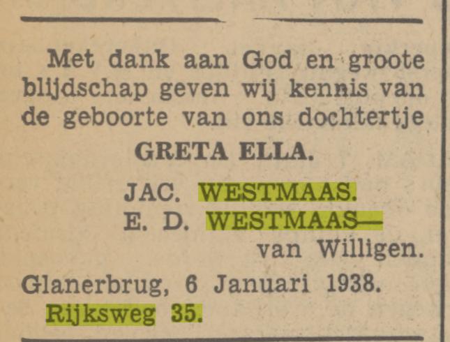 Rijksweg 35 Glanerbrug Jac. Westmaas advertentie Tubantia 7-1-1938.jpg