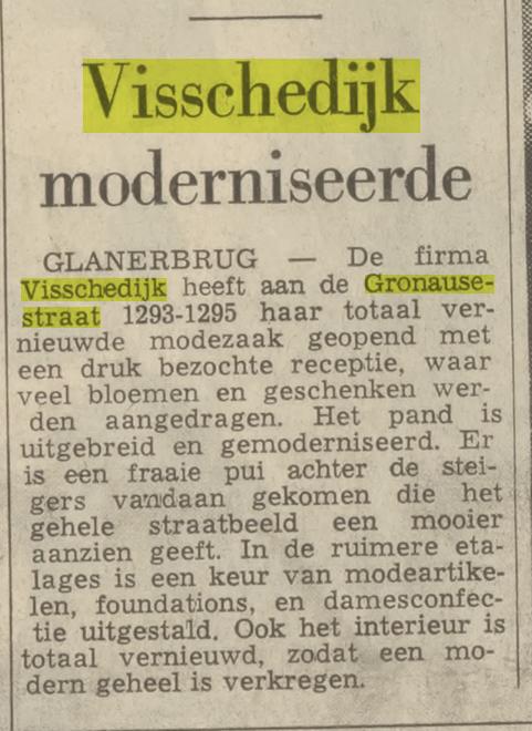 Gronausestraat 1293-1295 modezaak Visschedijk krantenbericht Tubantia 17-9-1969.jpg