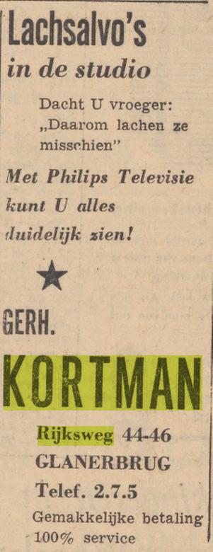 Rijksweg 44-46 Gerh. Kortman advertentie Tubantia 11-1-1955.jpg