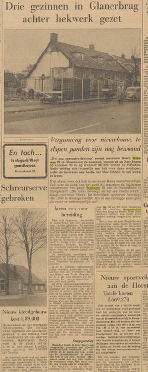 Rijksweg 88-90-92 fam. Krommendijk krantenbericht Tubantia 8-11-1961.jpg