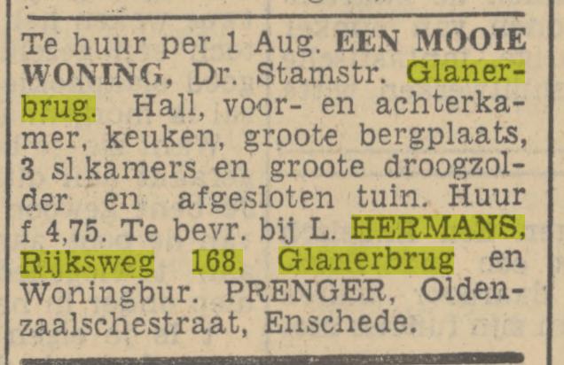 Rijksweg 168 L.Hermans advertentie Tubantia 4-6-1938.jpg