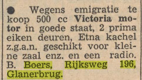 Rijksweg 196 Glanerbrug B.Boers advertentie Tubantia 15-4-1955.jpg