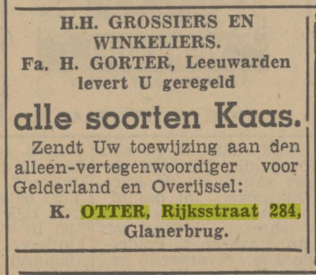 Rijksstraat 284 K.Otter advertentie Tubantia 22-4-1942.jpg