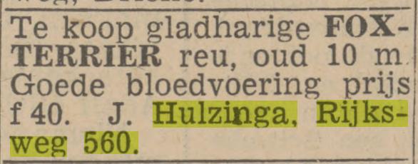 Rijksweg 560 J.Hulzinga advertentie Twentsch nieuwsblad 20-4-1943.jpg