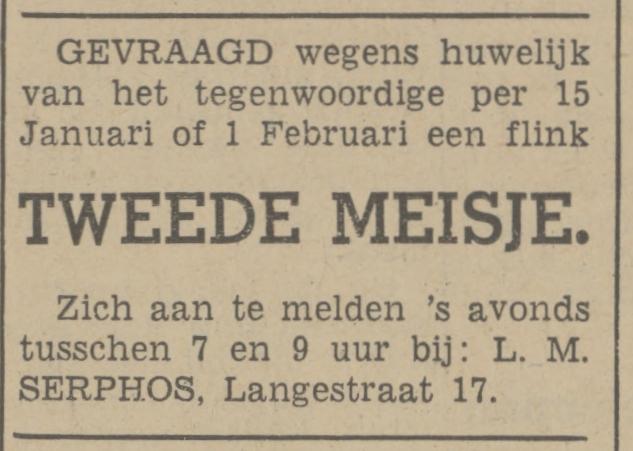 Langestraat 17 L.M. Serphos advertentie Tubantia 11-12-1939.jpg
