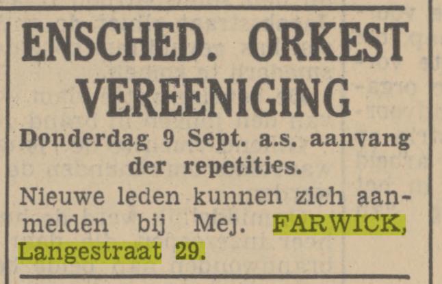 Langestraat 29 Mej. Farwick advertentie Tubantia 7-9-1937.jpg