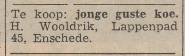 Lappenpad 45 H.Wooldrik advertentie Tubantia 11-4-1964.jpg