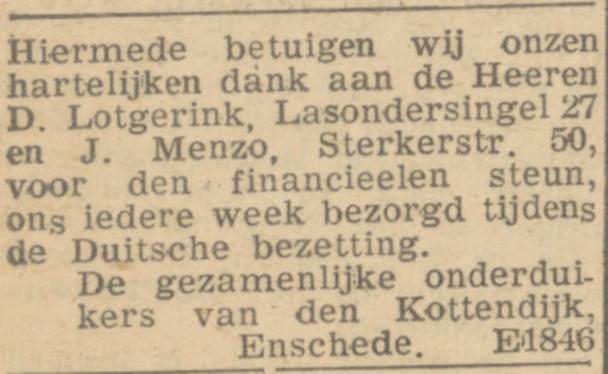 Lasondersingel 27 D. Lotgerink advertentie Trouw 19-9-1945.jpg