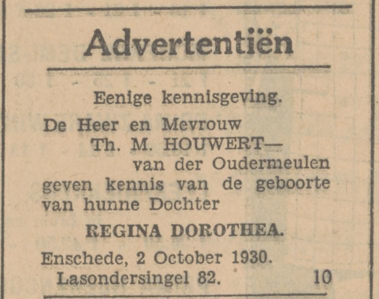 Lasondersingel 82 Th.M.Houwert advertentie Tubantia 3-10-1930.jpg