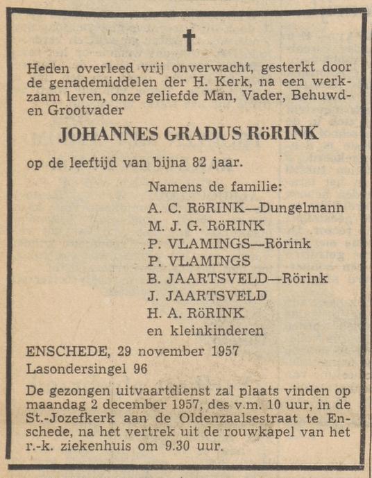 Lasondersingel 96 J.G. Rörink overlijdensadvertentie Tubantia 29-11-1957.jpg