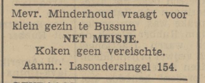 Lasondersingel 154 Mevr. Minderhoud advertentie Tubantia 26-2-1940.jpg