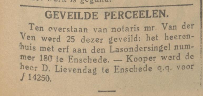 Lasondersingel 180 D.Lievendag krantenbericht Tubantia 26-6-1928.jpg