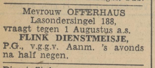 Lasondersingel 188 Mevr. Offerhaus advertentie Tubantia 4-7-1936.jpg