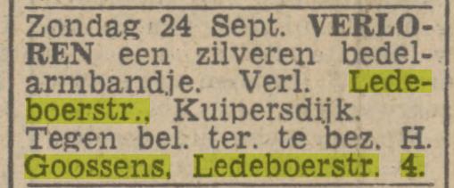 Ledeboerstraat 4 H.Goossens advertentie Twentsch nieuwsblad 2-10-1944.jpg
