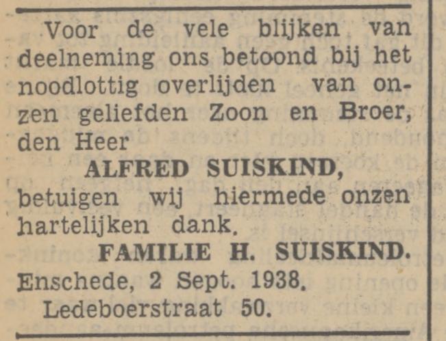 Ledeboerstraat 50 H.Suiskind advertentie Tubantia 2-9-1938.jpg