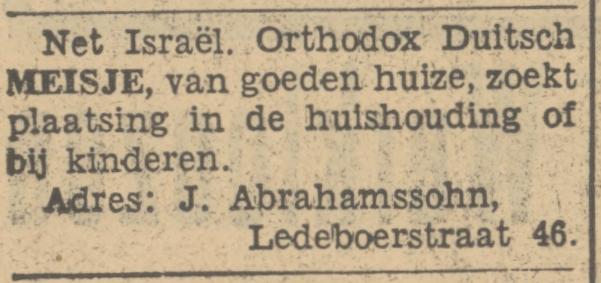 Ledeboerstraat 46 J.Arahamssohn advertentie Tubantia 18-11-1933.jpg