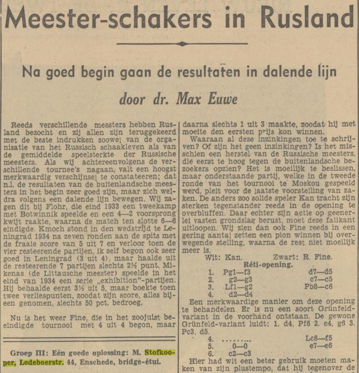Ledeboerstraat 64 M.Stofkooper krantenbericht Tubantia 27-3-1931.jpg