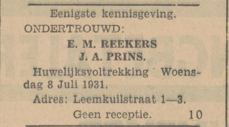 Leemkuilstraat 1-3 J.A.Prins advertentie Tubantia 25-6-1931.jpg