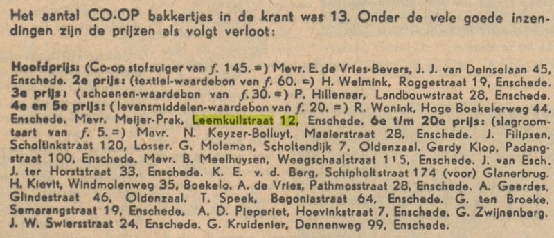 Leemkuilstraat 12 Mevr. Meijer-Prak advertentie Tubatia 16-11-1957.jpg
