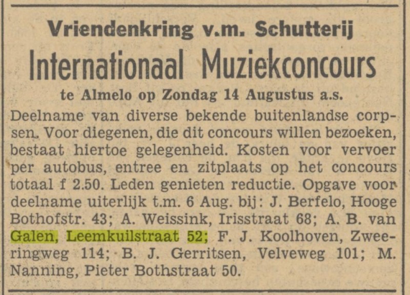 Leemkuilstraat 52 A.B. van Galen advertentie Tubantia 28-7-1949.jpg