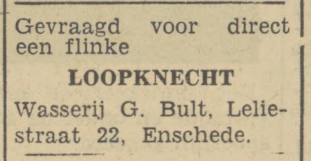 Leliestraat 22 wasserij G.Bult advertentie Tubantia 27-12-1946.jpg