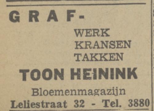 Leliestraat 32 Toon Heinink Bloemenmagazijn advertentie Twentsch nieuwsblad 30-11-1943.jpg