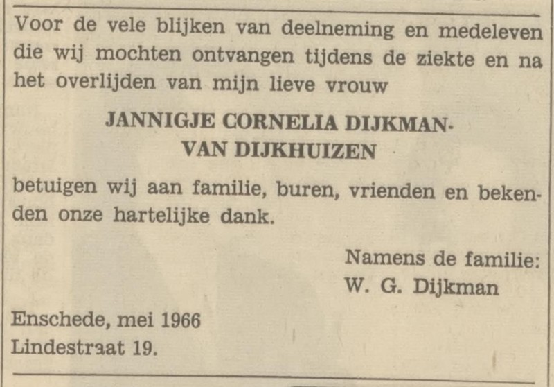 Lindestraat 19 W.G.Dijkman advertentie Tubantia 28-5-1966.jpg