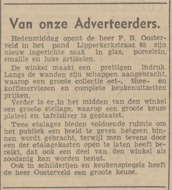 Lipperkerkstraat 65 F.B. Oosterveld winkel in galanterieén krantenbericht Tubantia 21-11-1936.jpg