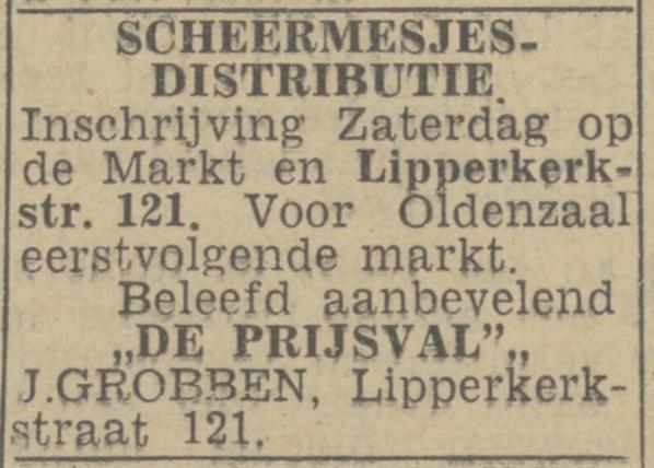 Lipperkerkstraat 121 J.Grobben advertentie Twentsch nieuwsblad 3-12-1943.jpg