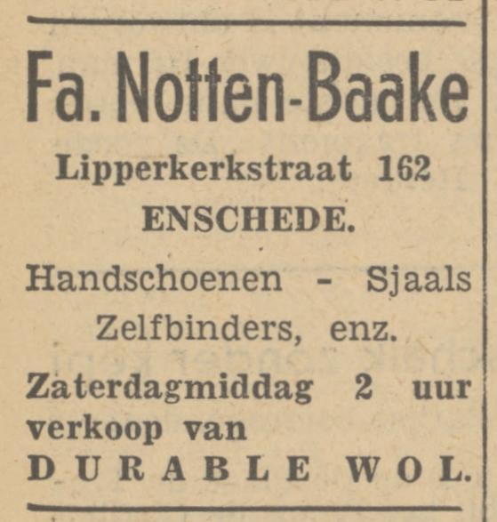 Lipperkerkstraat 162 Fa. Notten-Baake advertentie Tubantia 10-12-1948.jpg