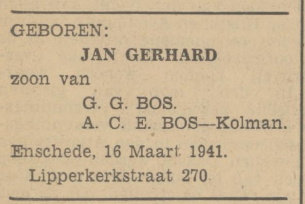 Lipperkerkstraat 270 G.G. Bod advertentie Tubantia 17-3-1941.jpg