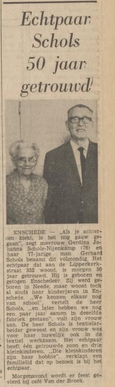 Lipperkerkstraat 362 G.Schols krantenbericht Tubantia 10-10-1969.jpg