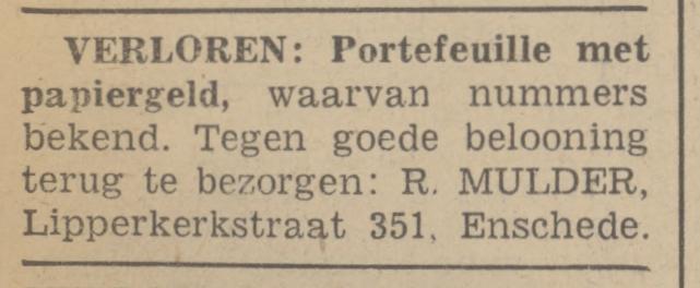 Lipperkerkstraat 351 R.Mulder advertetie Tubantia 31-8-1939.jpg