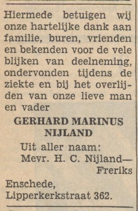Lipperkerkstraat 362 G.M.Nijland advertentie Tubantia 14-11-1961.jpg