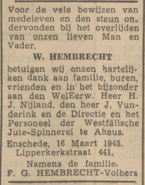 Lipperkerkstraat 441 W.Hembrecht advertentie Twentsch nieuwsblad 17-3-1945.jpg