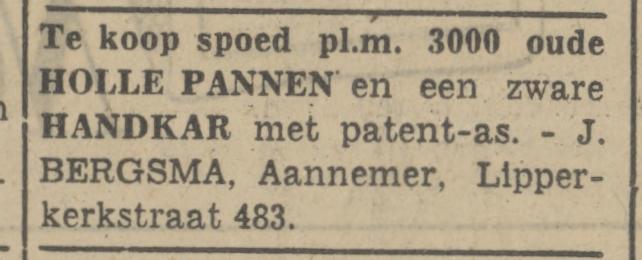 Lipperkerkstraat 483 J.Bergsma aannemer advertentie Tubantia 25-6-1941.jpg