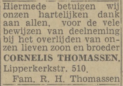 Lipperkerkstraat 510 R,H. Thomassen advertentie Twentsch nieuwsblad 27-11-1943.jpg