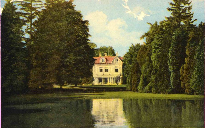 Drienerweg 1930 Nr.185, zicht op huize Den Kotten met vijver.jpg