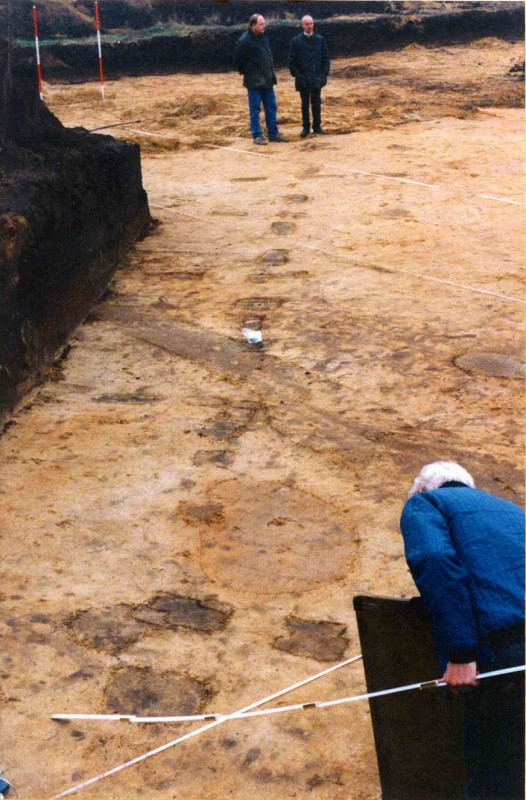 Zweringhoekweg 1992 Opgraving boerderij In het midden waarschijnlijk een sloot uit de 14e eeuw.jpg